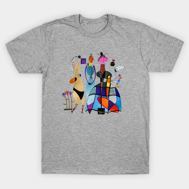 Costume Party T-Shirt by Elena Samborskaja`s art